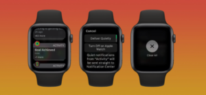 Notificaciones push en Apple Watch creadas con UX Writing.