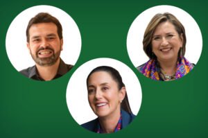 Candidatos presidenciales de México con realizan estrategias de copywriting y marketing político para sus campañas.