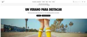 Nike utiliza storytelling inspirador y motivacional.