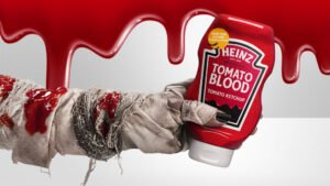 Estrategia de copywriting de Halloween para la marca Heinz
