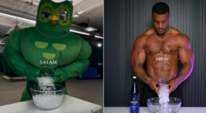 Duolingo siempre se sube a las tendencias y ahora recreó la rutina del influencer Ashton Hall en Tik Tok.